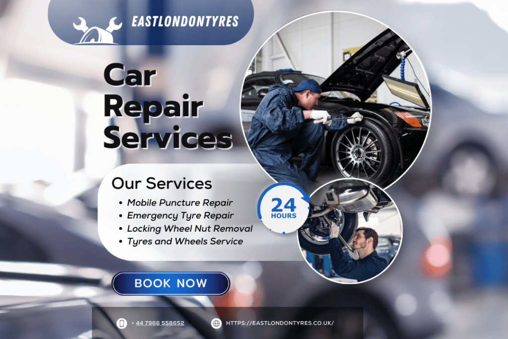 car repair tyre service at eastlondon uk